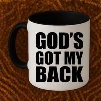 God's Got My Back Coffee Mug thumb 2