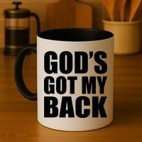 God's Got My Back Coffee Mug thumb 4