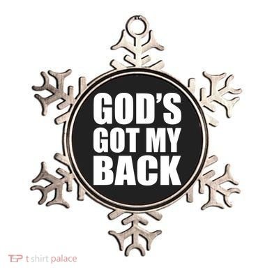 God's Got My Back Ornament