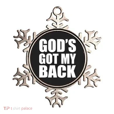 God's Got My Back Ornament