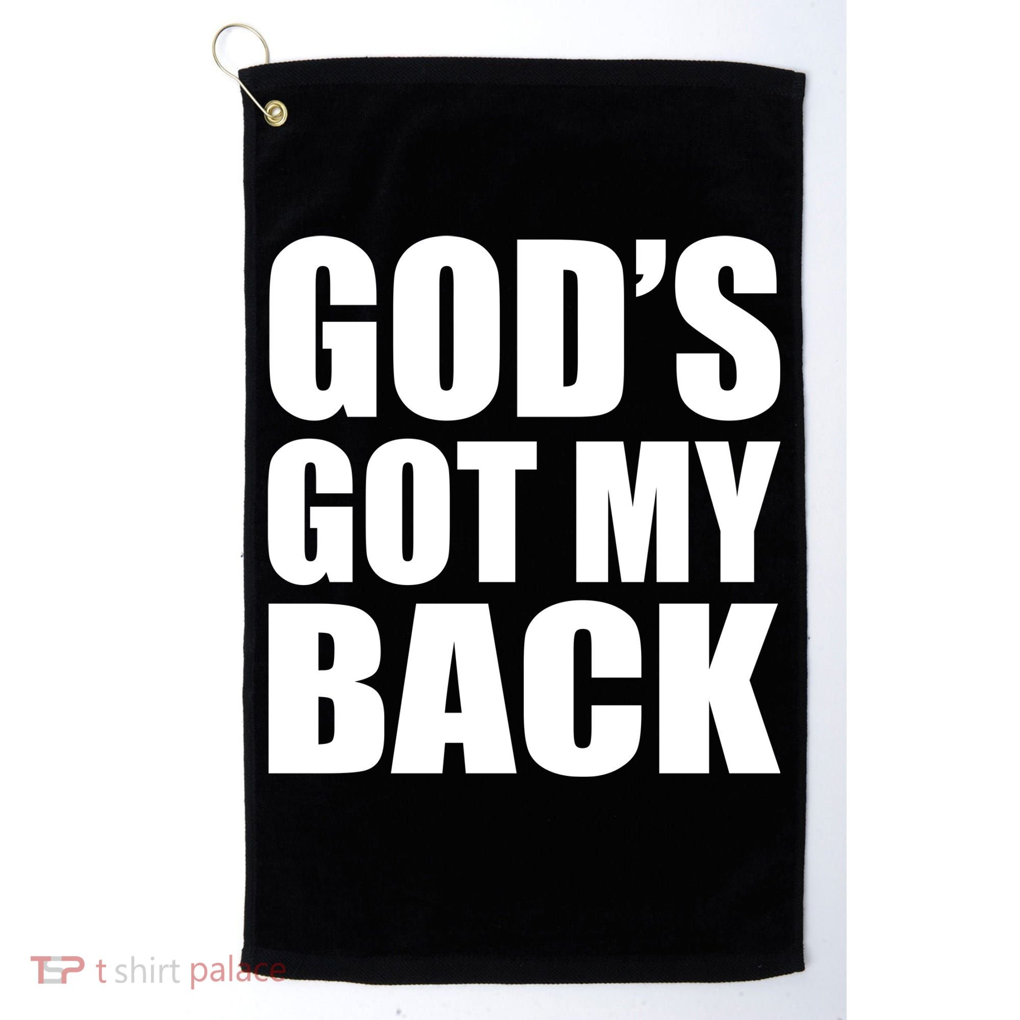 God's Got My Back Golf Towel