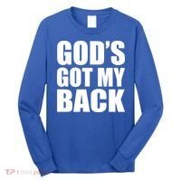 God's Got My Back Long Sleeve Shirt thumb 0