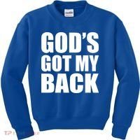 God's Got My Back Kids Sweatshirt thumb 0