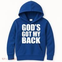 God's Got My Back Kids Hoodie thumb 0