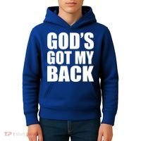 God's Got My Back Kids Hoodie thumb 4