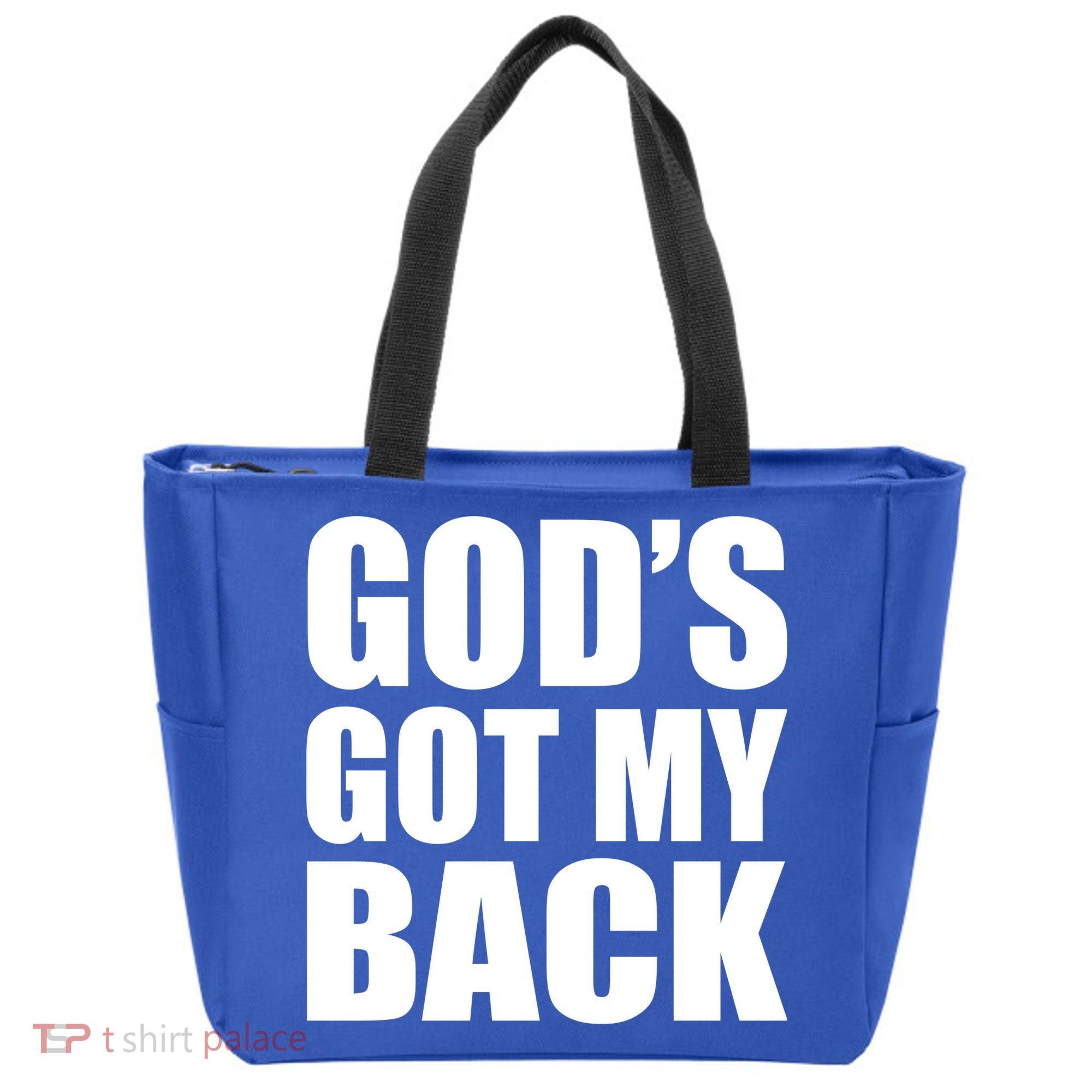 God's Got My Back Tote Bag
