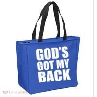God's Got My Back Tote Bag thumb 2
