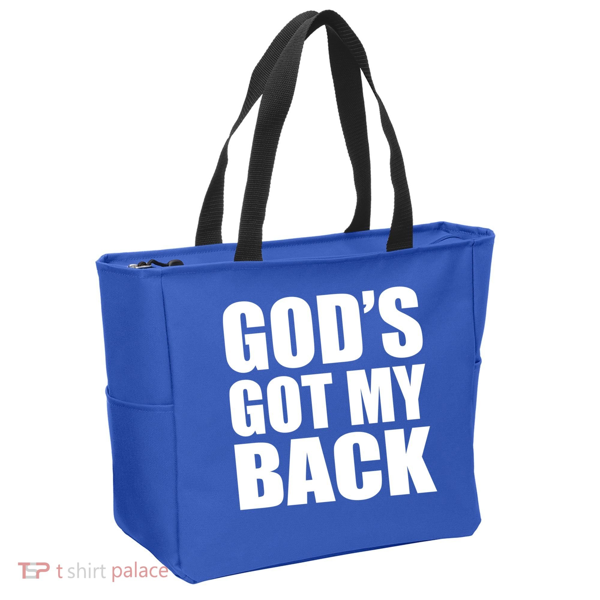 God's Got My Back Tote Bag