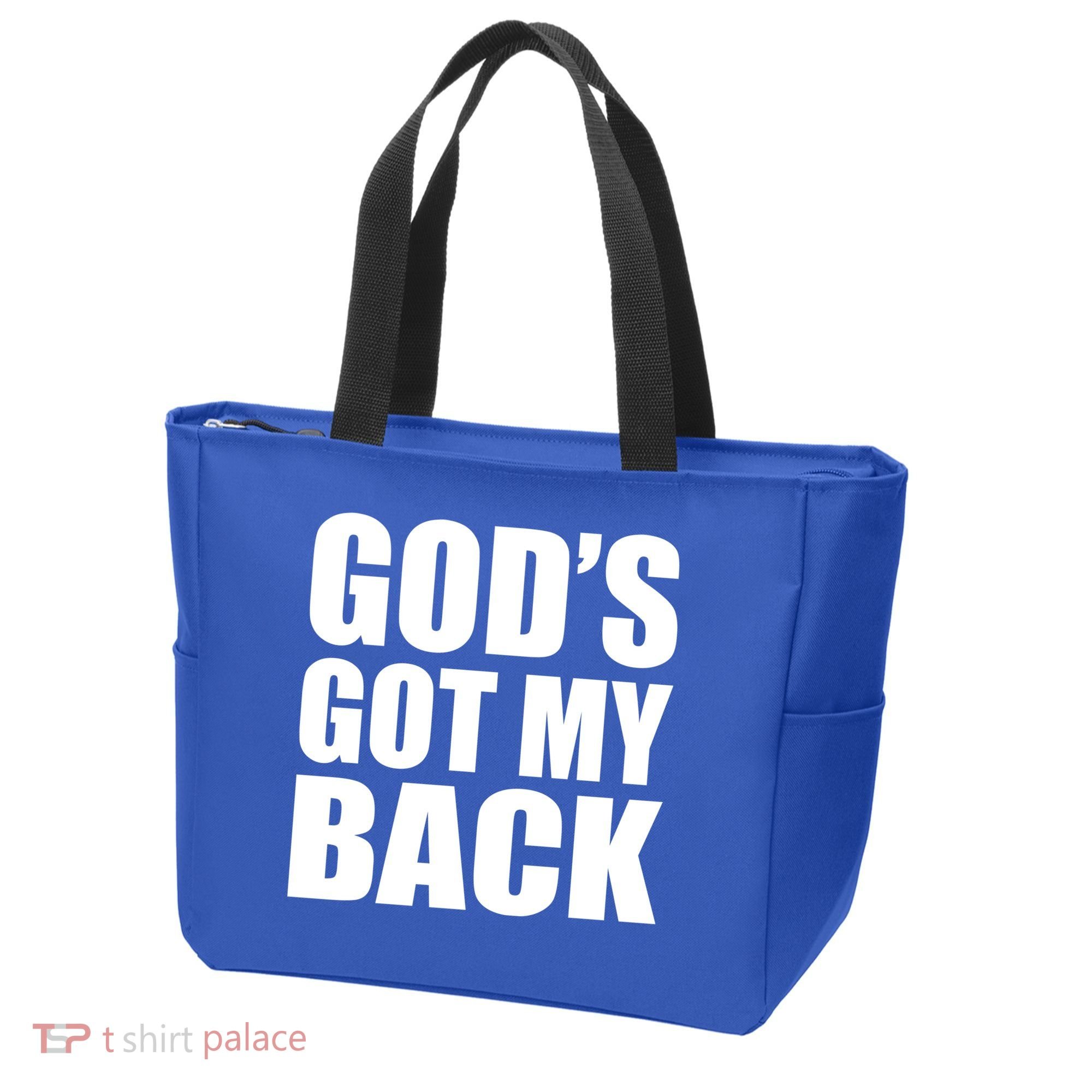 God's Got My Back Tote Bag