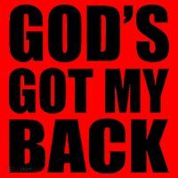 God's Got My Back Santa Hat thumb 1