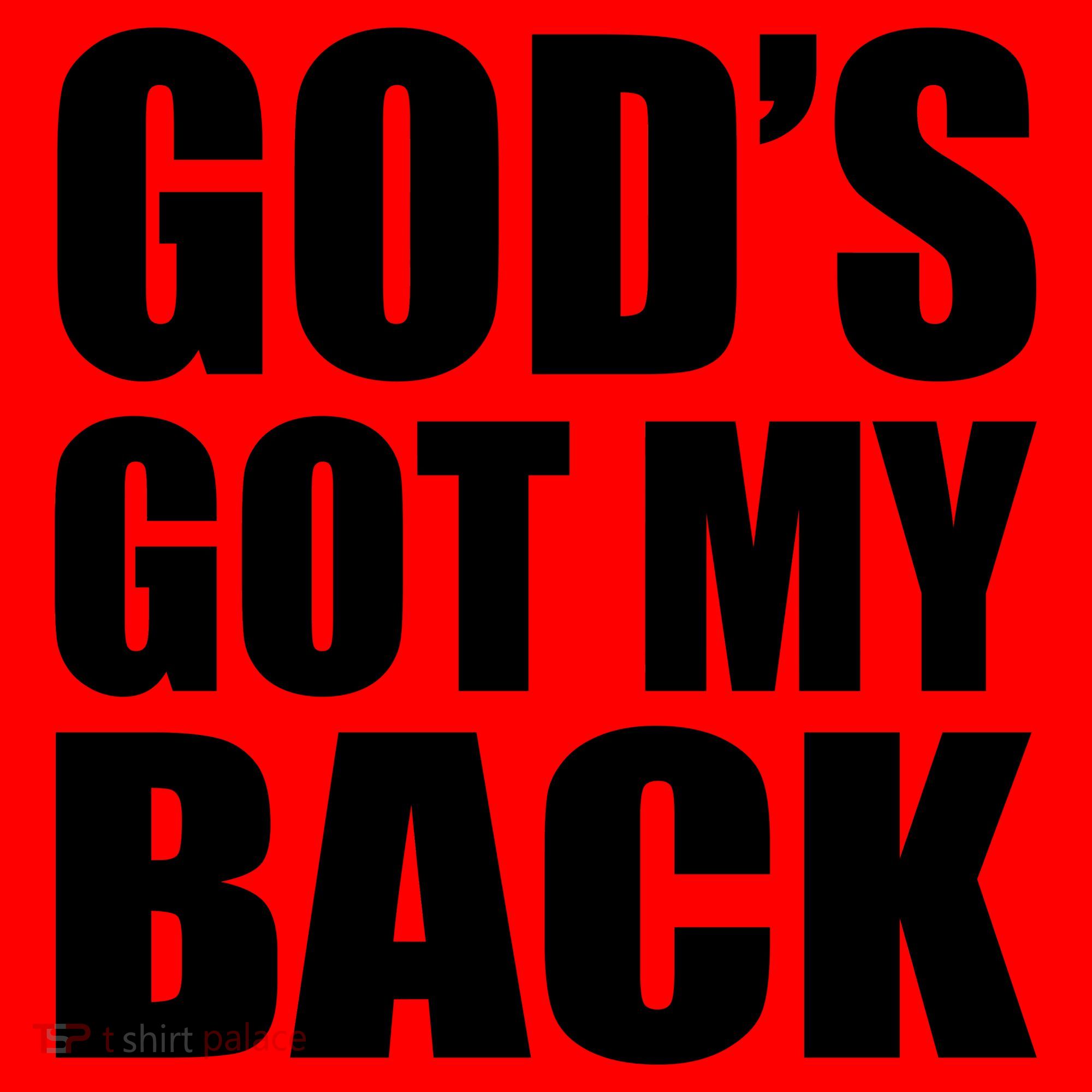 God's Got My Back Santa Hat