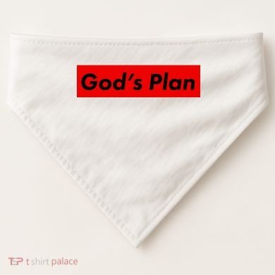God's Plan USA-Made Doggie Bandana