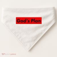 God's Plan USA-Made Doggie Bandana thumb 0