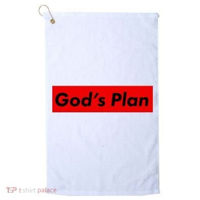 God's Plan Golf Towel