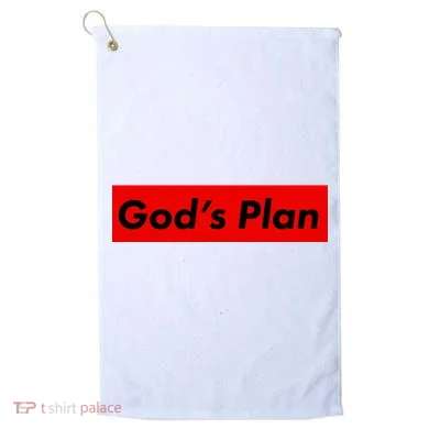 God's Plan Golf Towel