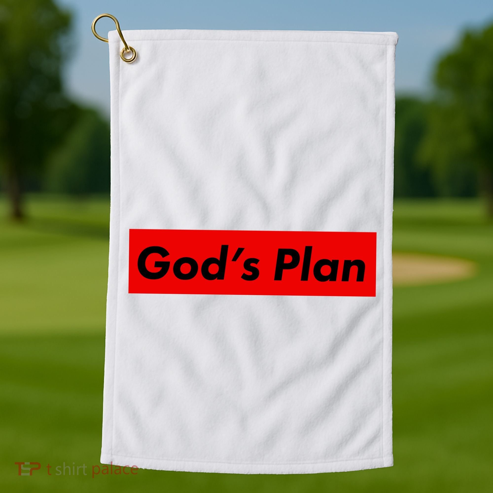 God's Plan Golf Towel