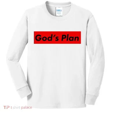 God's Plan Kids Long Sleeve Shirt