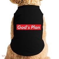 God's Plan Red Box Logo Doggie Tank thumb 0