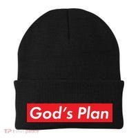 God's Plan Red Box Logo Beanie thumb 0