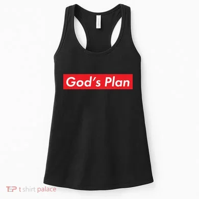 God's Plan Red Box Logo Women's Tank Top
