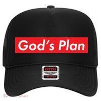 God's Plan Red Box Logo Hat thumb 0