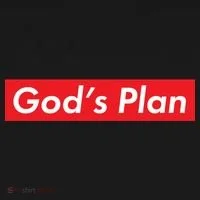 God's Plan Red Box Logo Toddler Hoodie thumb 2