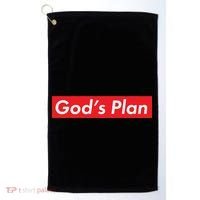 God's Plan Red Box Logo Golf Towel thumb 0