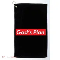 God's Plan Red Box Logo Golf Towel thumb 0