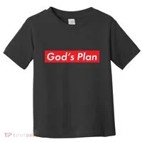 God's Plan Red Box Logo Toddler T-Shirt thumb 0