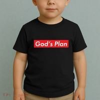 God's Plan Red Box Logo Toddler T-Shirt thumb 2