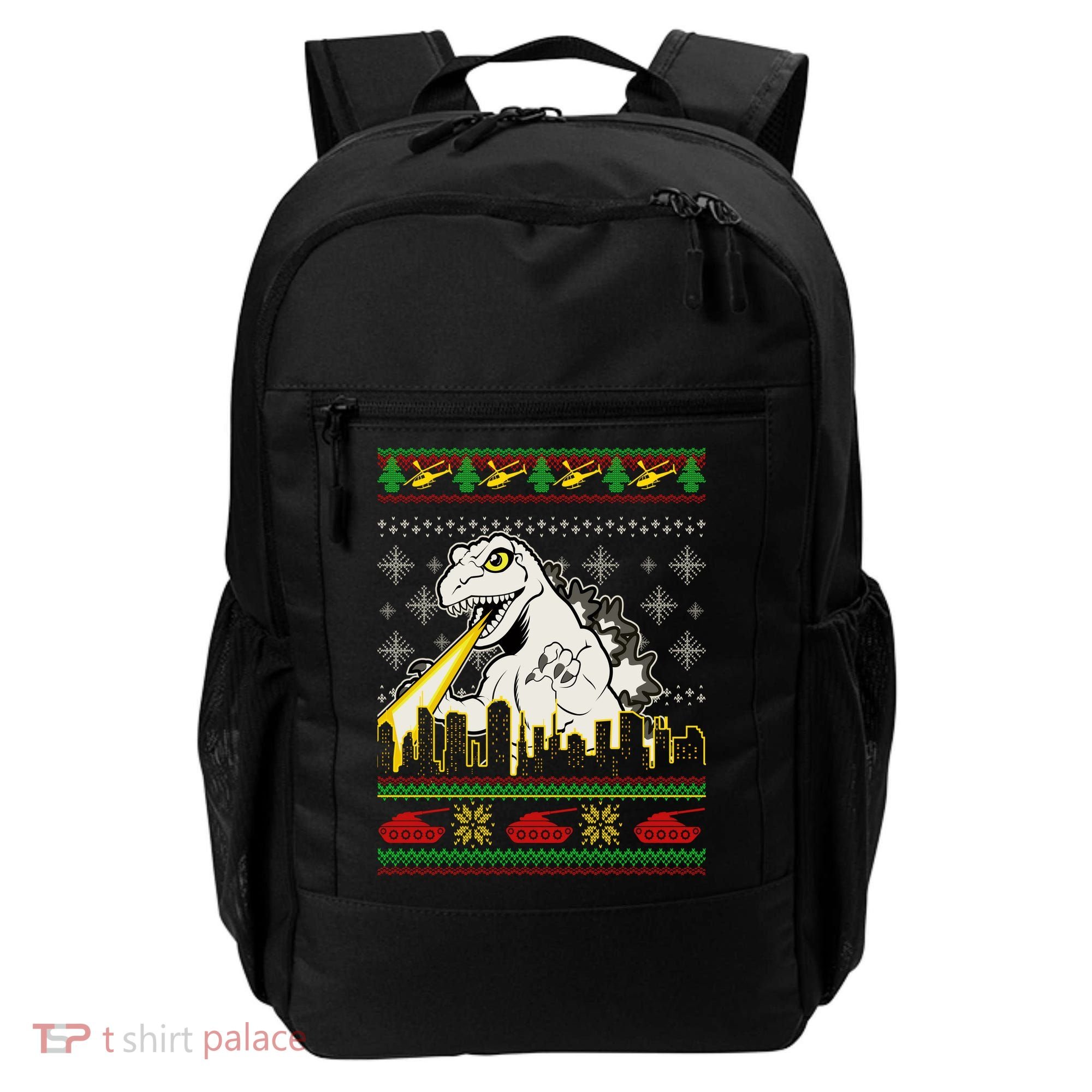 Monster Ugly Christmas Sweater Backpack