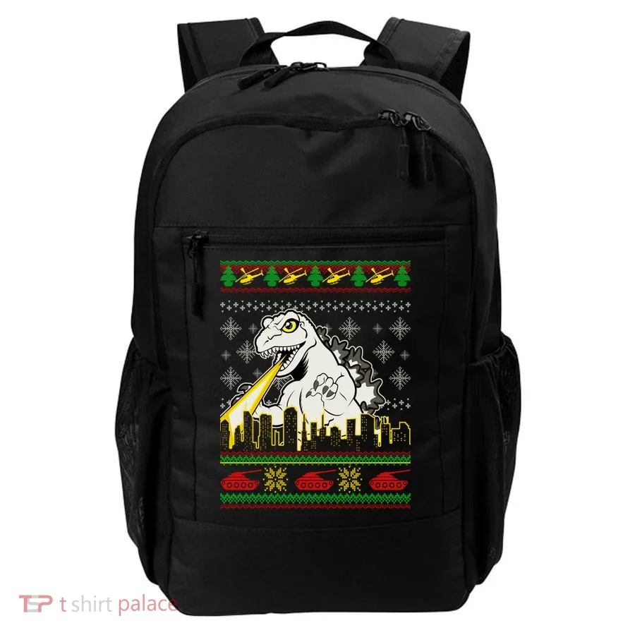 Monster Ugly Christmas Sweater Backpack
