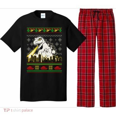 Monster Ugly Christmas Sweater Pajama Set
