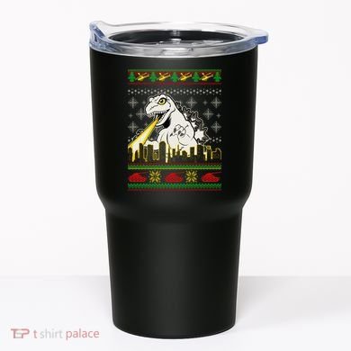 Monster Ugly Christmas Sweater Tumbler