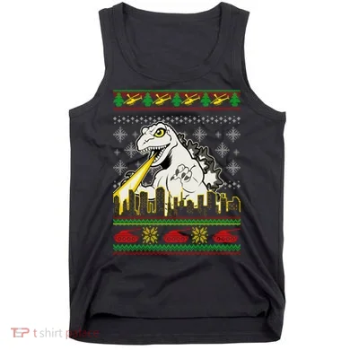 Monster Ugly Christmas Sweater Tank Top