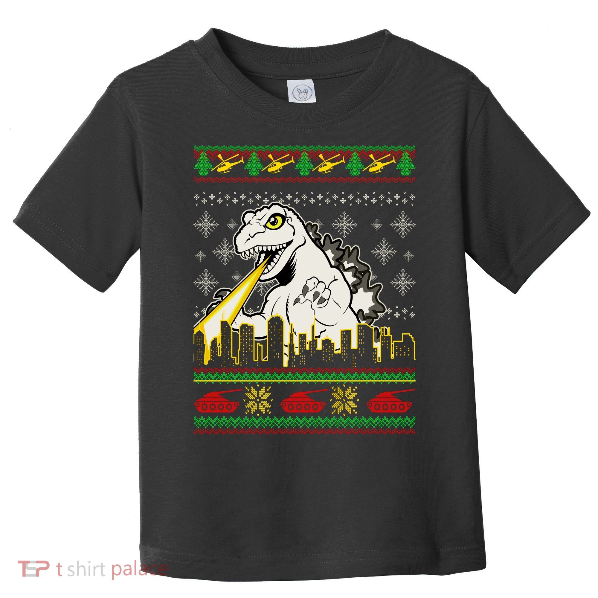 Monster Ugly Christmas Sweater Toddler T-Shirt