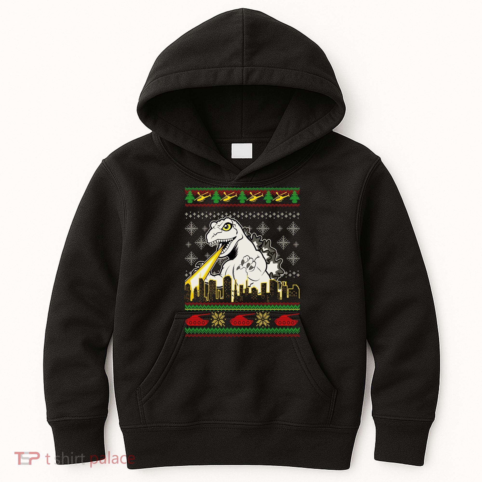 Monster Ugly Christmas Sweater Kids Hoodie