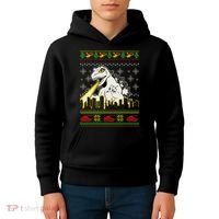 Monster Ugly Christmas Sweater Kids Hoodie thumb 4