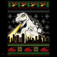 Monster Ugly Christmas Sweater Kids Hoodie thumb 5