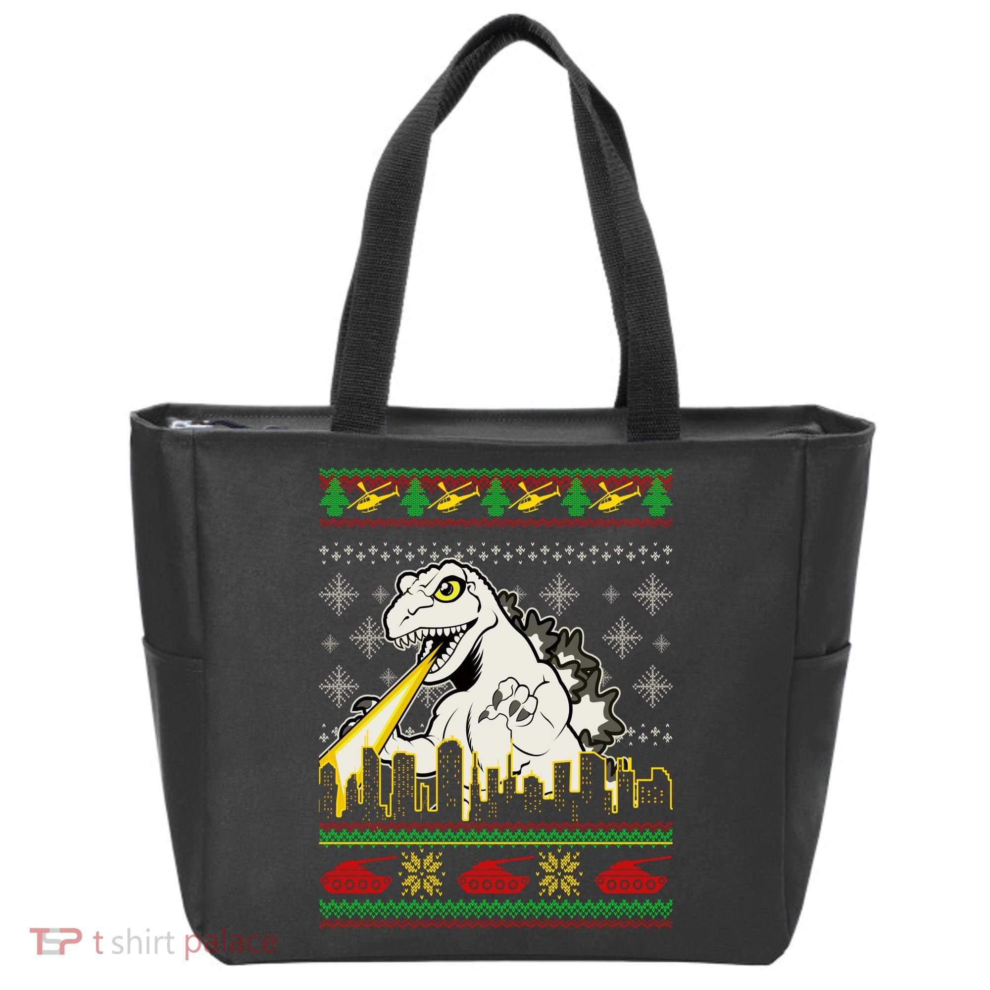Monster Ugly Christmas Sweater Tote Bag