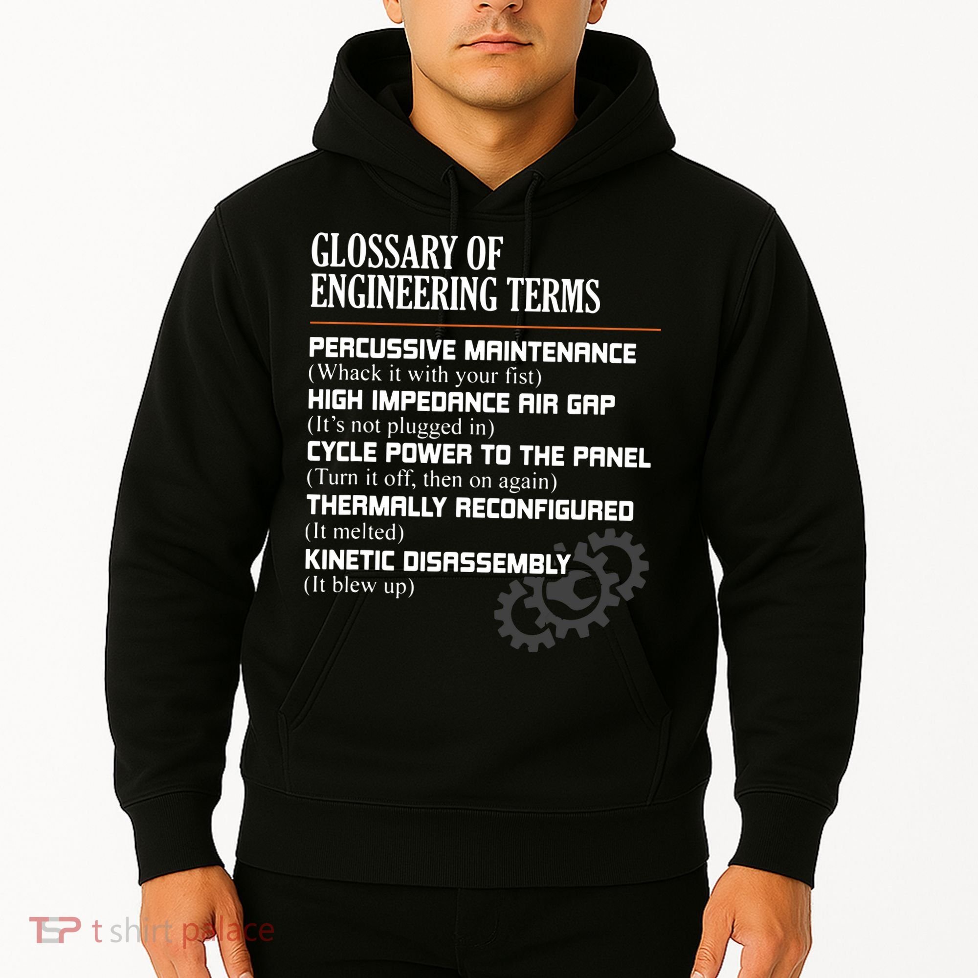 Glossary Of Engineering Terms Funny Engineer Definitions Hoodie