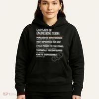 Glossary Of Engineering Terms Funny Engineer Definitions Hoodie thumb 5