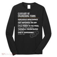 Glossary Of Engineering Terms Funny Engineer Definitions Long Sleeve Shirt thumb 0