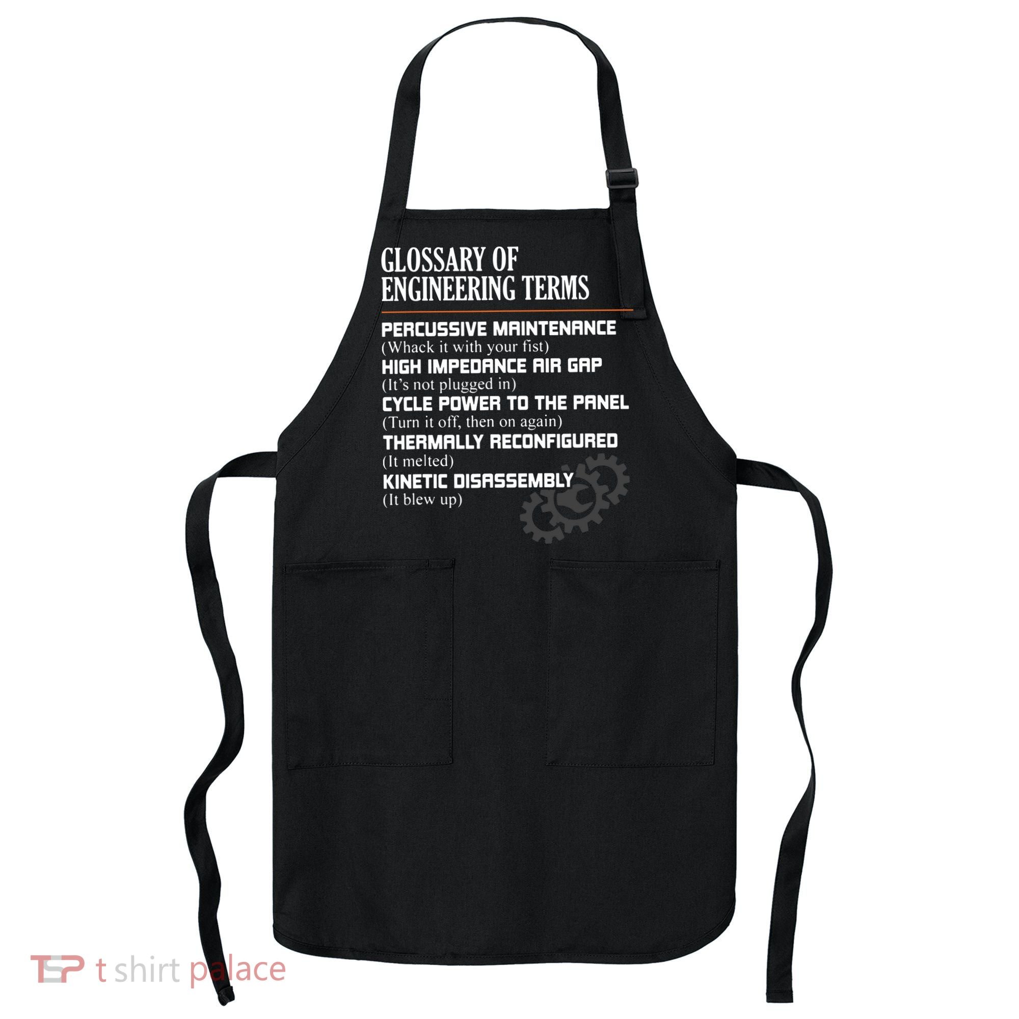 Glossary Of Engineering Terms Funny Engineer Definitions Apron