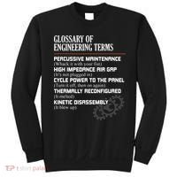 Glossary Of Engineering Terms Funny Engineer Definitions Sweatshirt thumb 0