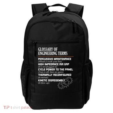 Glossary Of Engineering Terms Funny Engineer Definitions Backpack