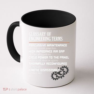 Glossary Of Engineering Terms Funny Engineer Definitions Coffee Mug