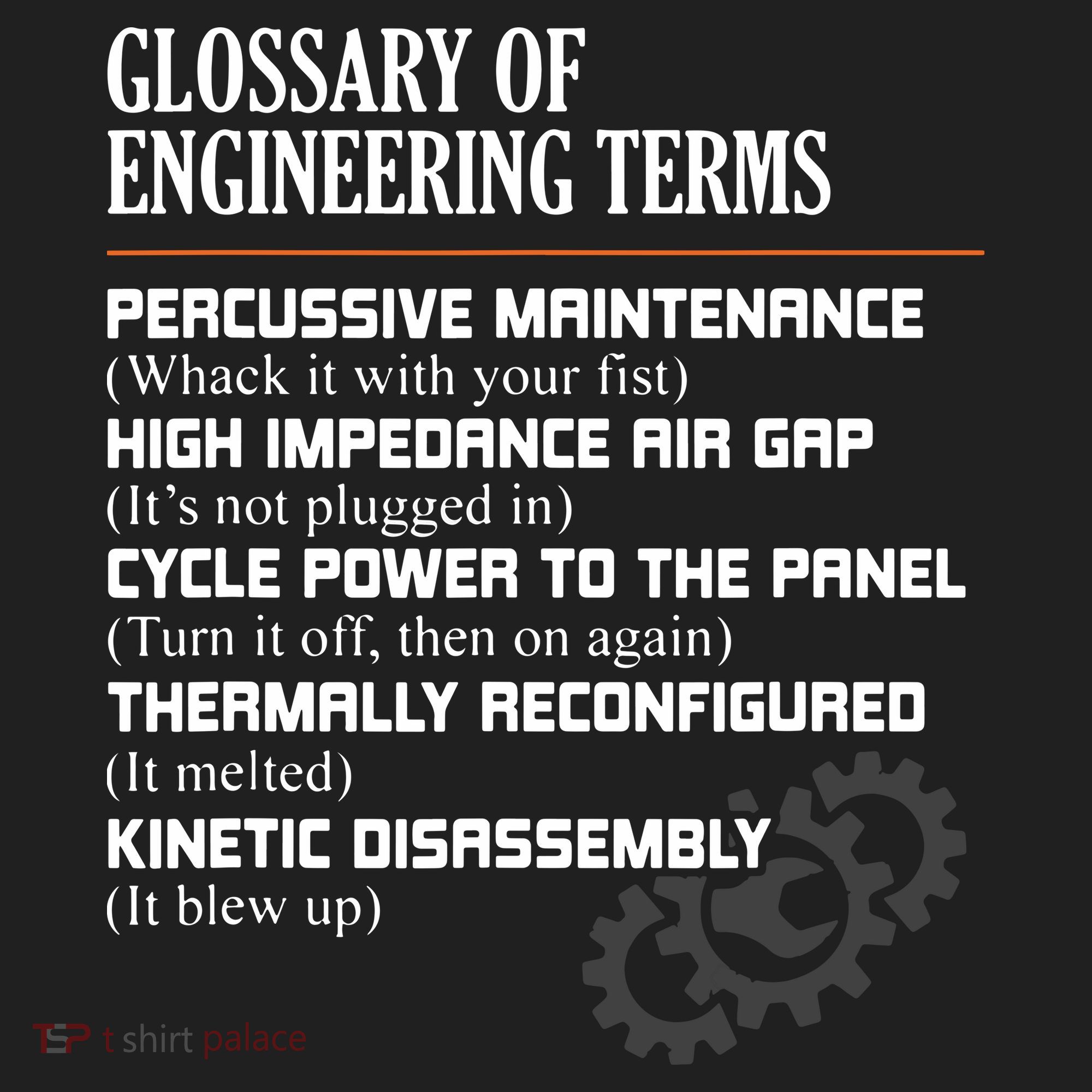 Glossary Of Engineering Terms Funny Engineer Definitions Tumbler