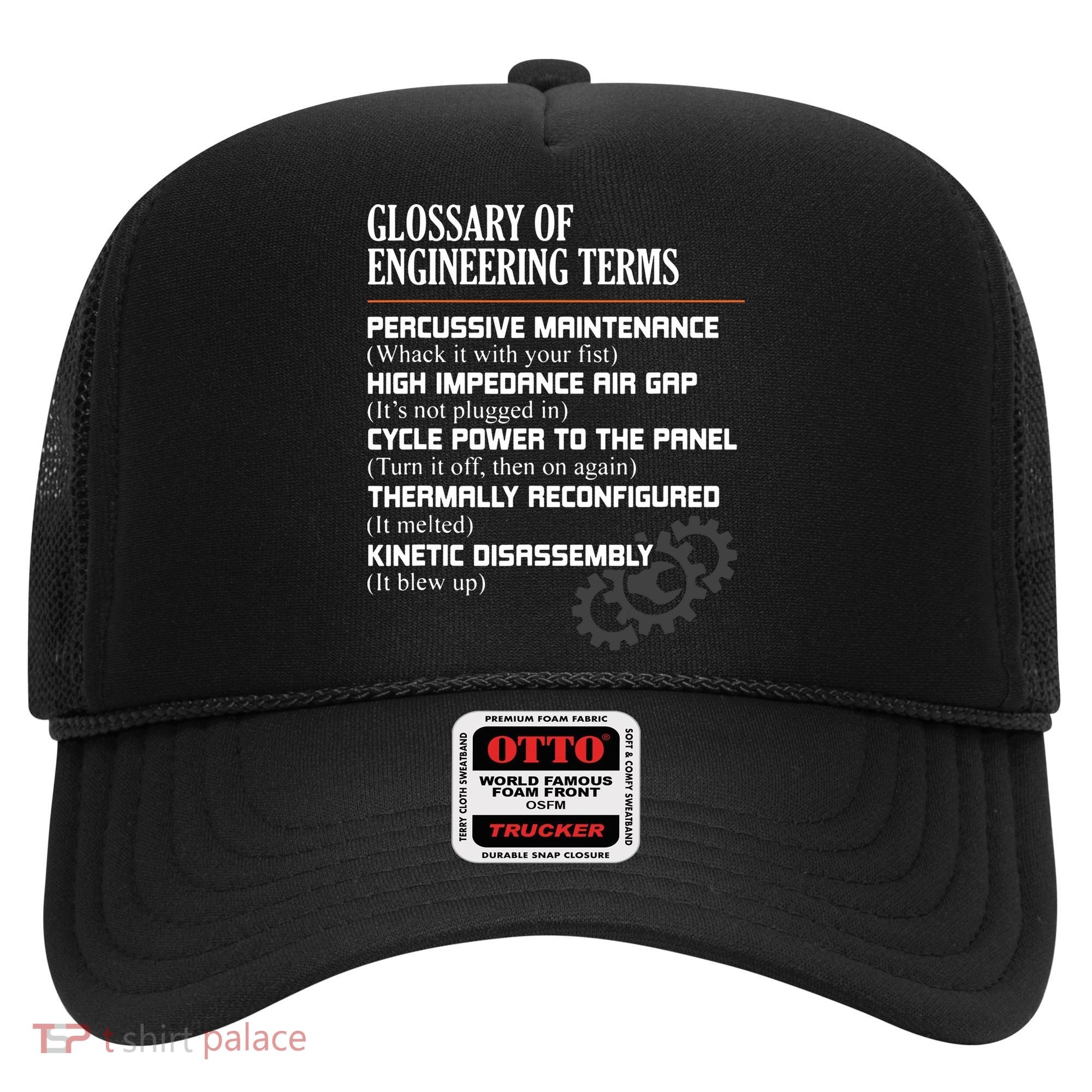 Glossary Of Engineering Terms Funny Engineer Definitions Hat