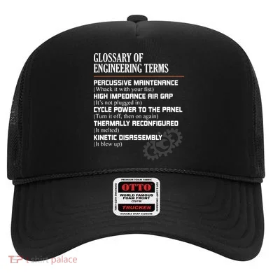Glossary Of Engineering Terms Funny Engineer Definitions Hat